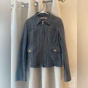 Wilsons Leather Floral Lined Jacket